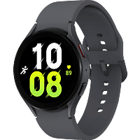 SAMSUNG Galaxy Watch5 BT 44 mm Smartwatch Aluminium Fluorkautschuk, M/L, Graphite