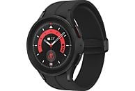 SAMSUNG Galaxy Watch5 Pro BT 45 mm Smartwatch Titan Fluorkautschuk, M/L, Black Titanium