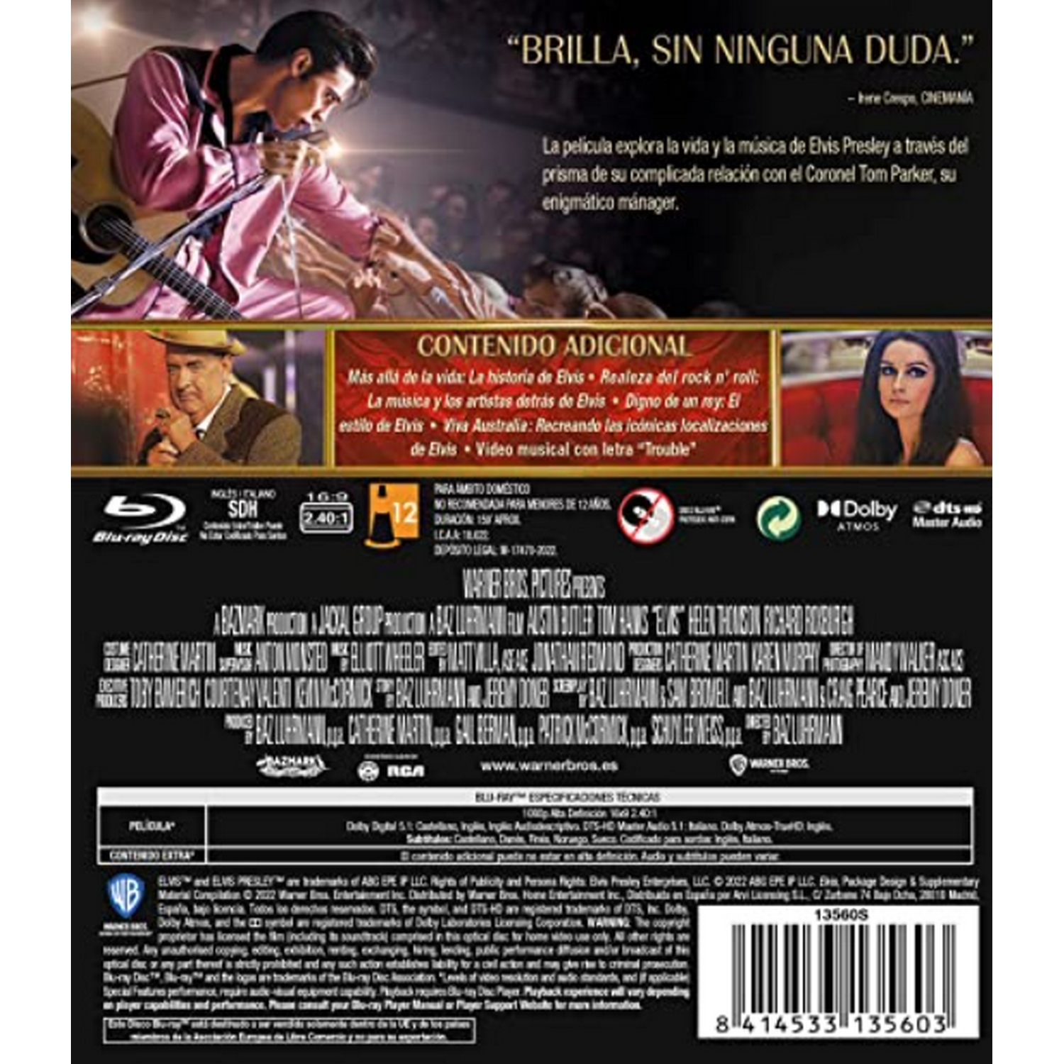 Una carátula de disco Blu-ray con personajes animados y texto, incluyendo japonés.