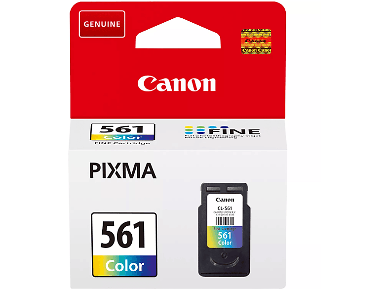 Cartuccia Canon Cl-561 Color Giallo, Ciano, Magenta