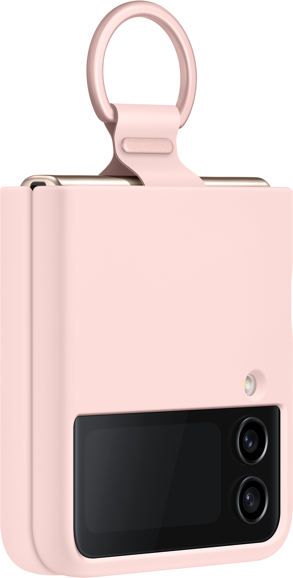 SAMSUNG Coque en silicone avec anneau - Housse de protection (Convient pour le modèle: Samsung Galaxy Z Flip4)