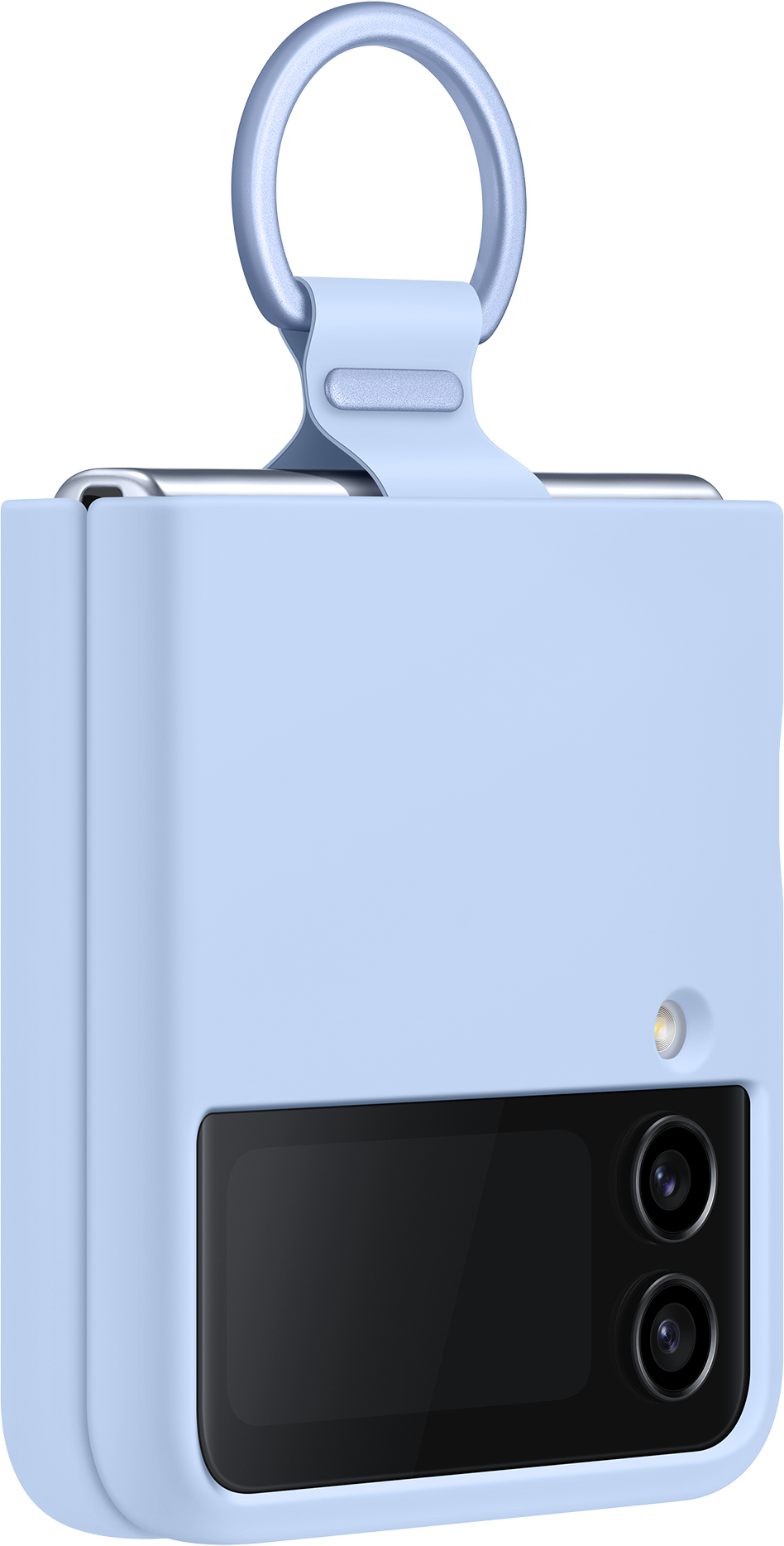 SAMSUNG Coque en silicone avec anneau - Housse de protection (Convient pour le modèle: Samsung Galaxy Z Flip4)