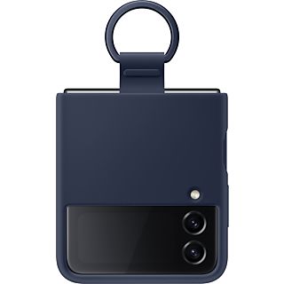 SAMSUNG Silicone Cover mit Ring - Schutzhülle (Passend für Modell: Samsung Galaxy Z Flip4)