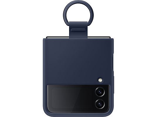 SAMSUNG Coque en silicone avec anneau - Housse de protection (Convient pour le modèle: Samsung Galaxy Z Flip4)