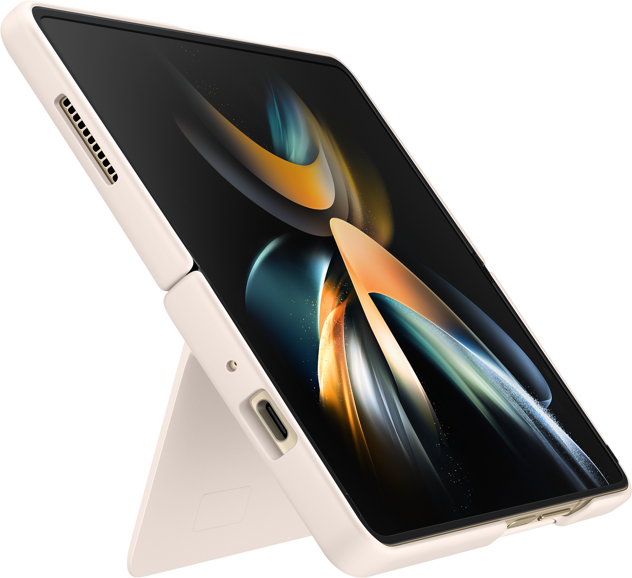SAMSUNG Slim Standing Cover - Guscio di protezione (Adatto per modello: Samsung Galaxy Z Fold4)