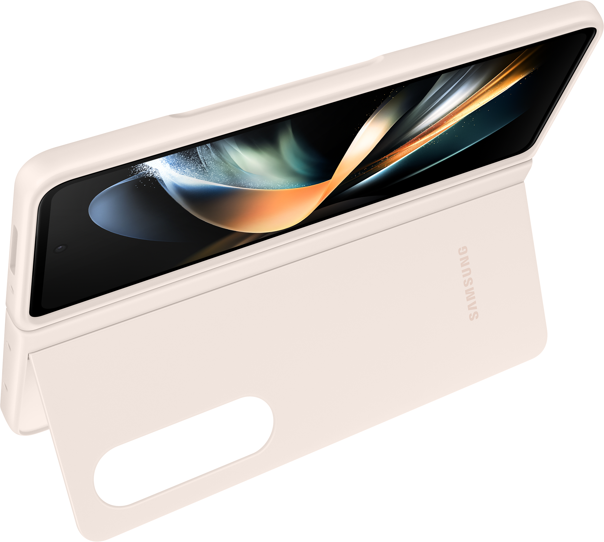 SAMSUNG Slim Standing Cover - Guscio di protezione (Adatto per modello: Samsung Galaxy Z Fold4)