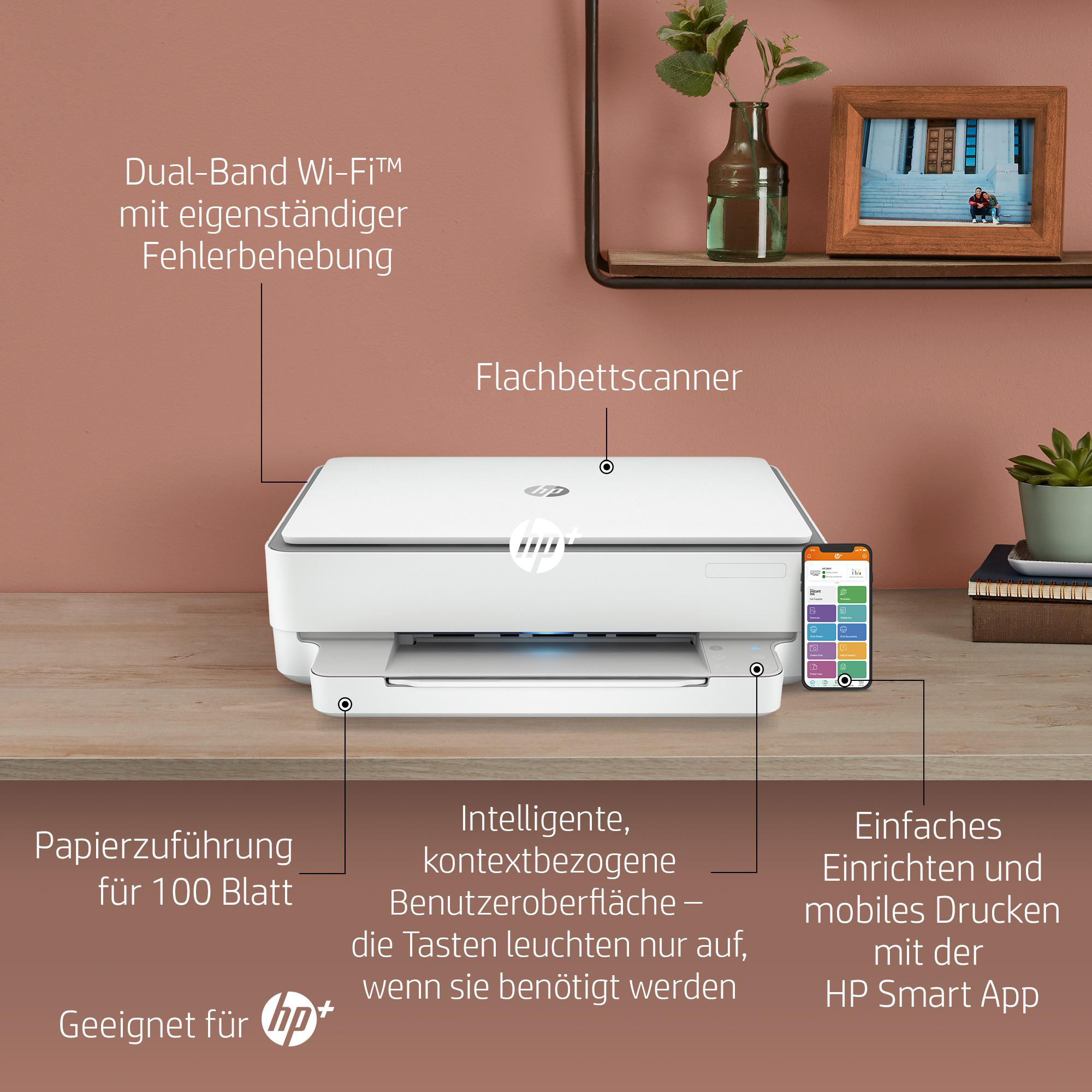 HP ENVY 6020e (Instant Ink) Multifunktionsdrucker