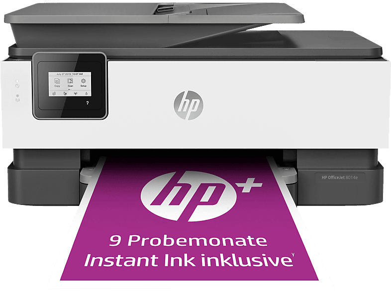 HP OfficeJet 8014e AIO (Instant Ink) Tintenstrahl Multifunktionsdrucker WLAN