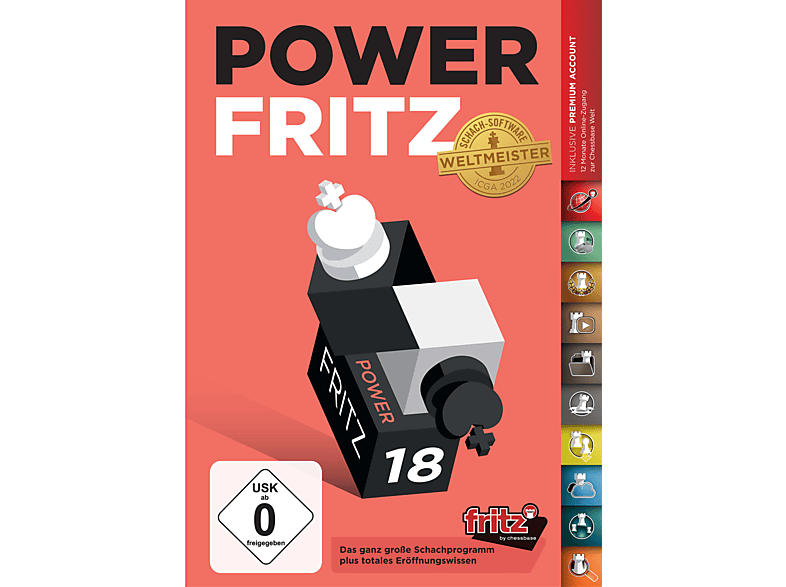 POWER FRITZ 18 - DAS [PC] SCHACHPROGRAMM GANZ GROSSE 