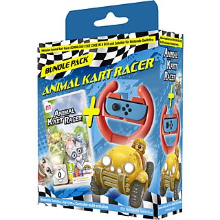 Animal Kart Racer (CiaB) + Racing Wheel Bundle - Nintendo Switch - Deutsch