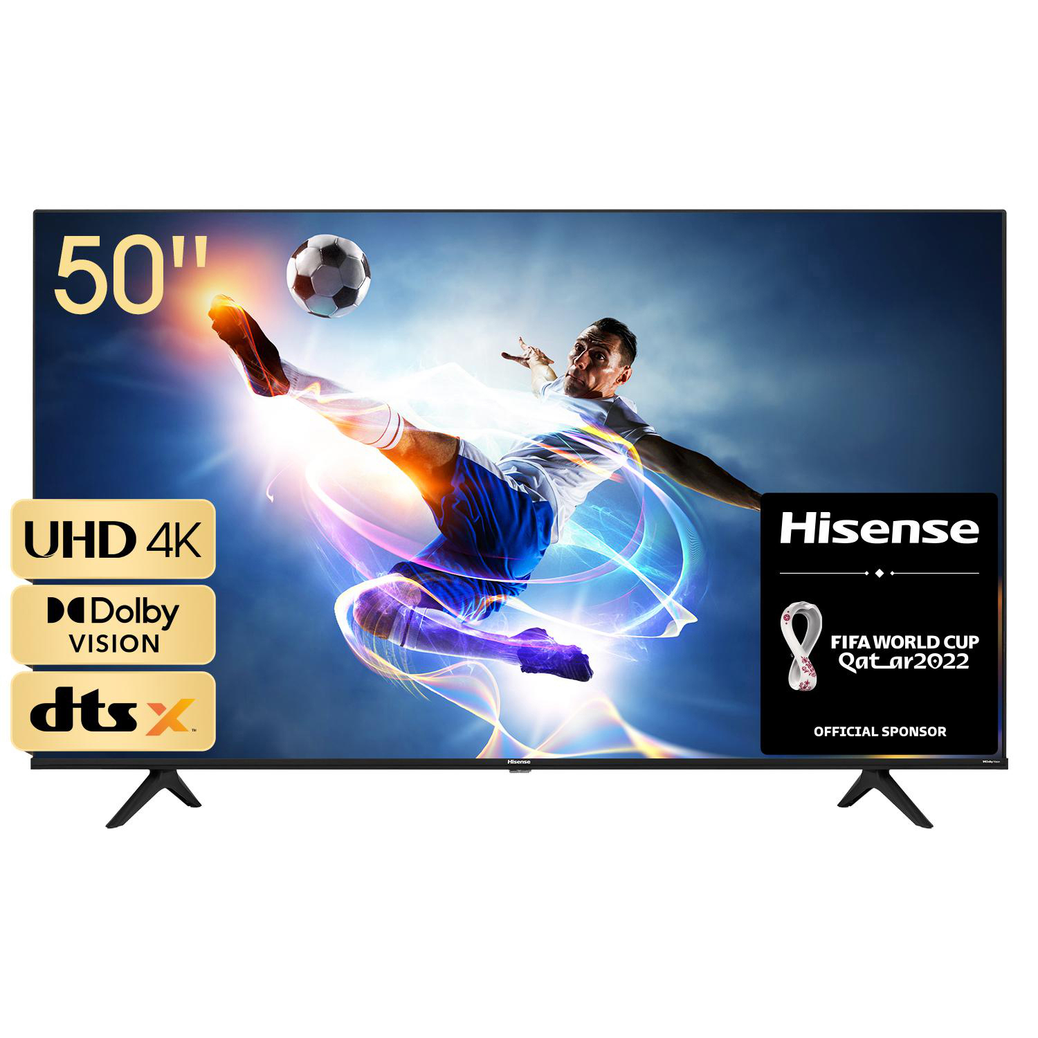 HISENSE 50A6BG LED TV (Flat, 50 Zoll / 127 cm, UHD 4K, SMART TV, VIDAA U5)
