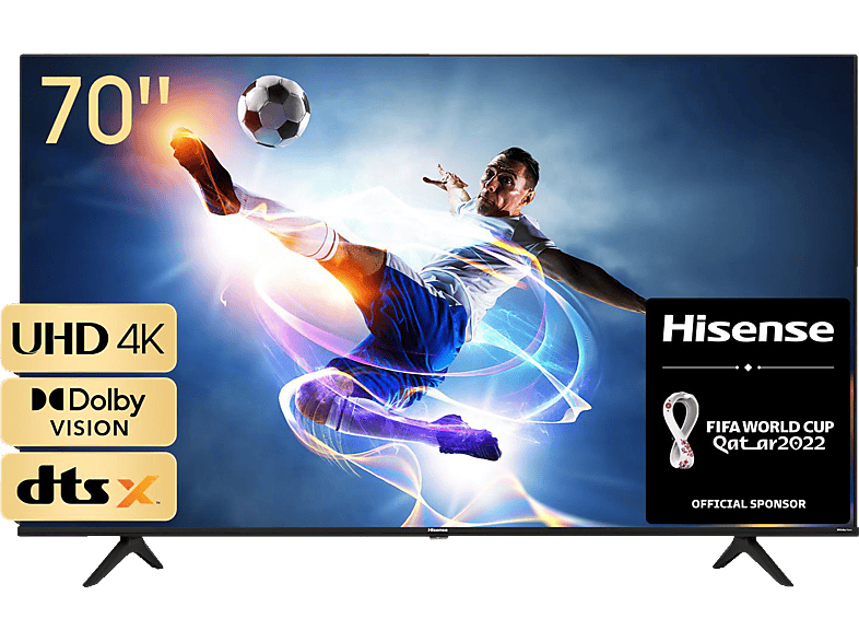 Hisense A Bg Led Tv Flat Zoll Cm Uhd K Smart Tv Vidaa U Led Tv Schwarz