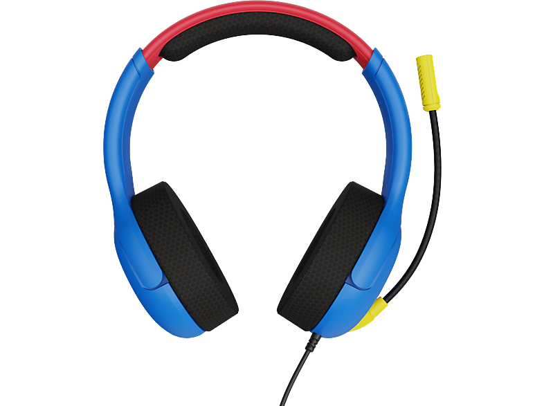 PDP LLC AIRLITE Kabelgebundenes Headset: Mario Dash, On-ear Gaming Headset Mehrfarbig