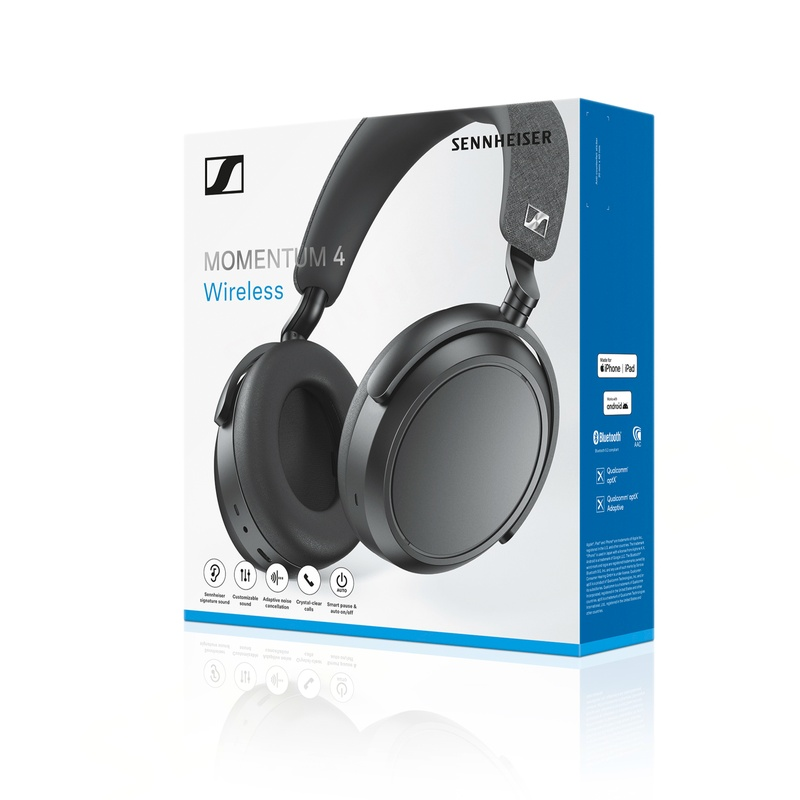 SENNHEISER Momentum 4 Kulak Üstü Bluetooth Kulaklık Siyah Fiyat