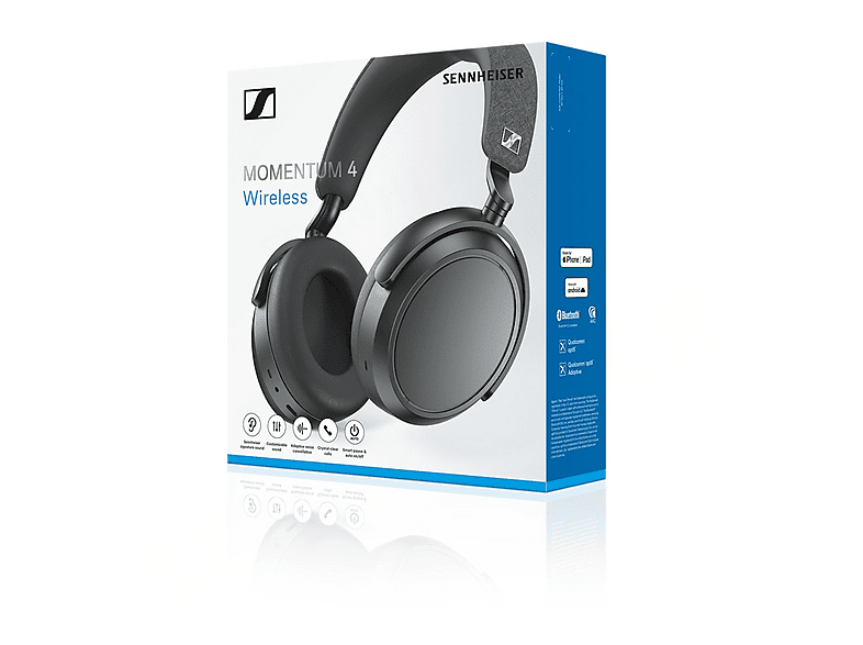 SENNHEISER Momentum 4 Kulak Üstü Bluetooth Kulaklık Siyah Fiyat