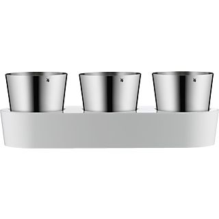 WMF Gourmet - Set jardin d'herbes aromatiques d'intérieur (acier inoxydable/blanc)