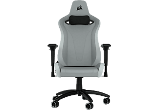 CORSAIR TC200 - Chaise de jeu (Gris clair / blanc)