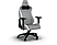 CORSAIR TC200 - Chaise de jeu (Gris clair / blanc)