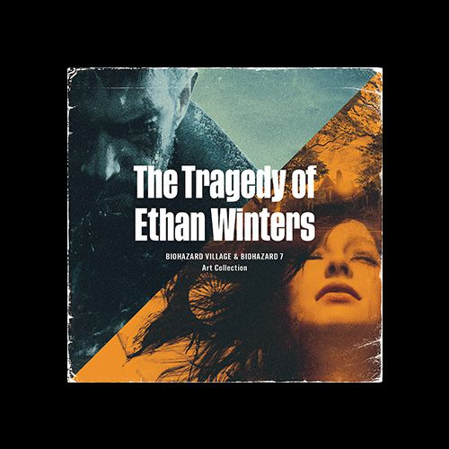 L'image montre la couverture de 'The Tragedy of Ethan Winters'. Un homme et une femme sont visibles.