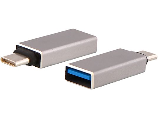 TNB ADATCSG - Adattatore da USB-C a USB-A (Grigio)