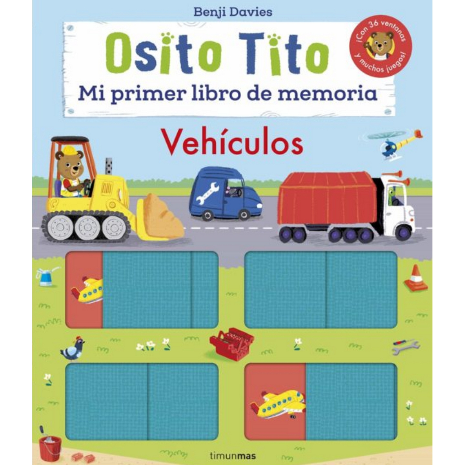 Osito Tito. Mi Primer Libro De Memoria. Vehículos - Benji Davies