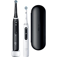 MediaMarkt ORAL-B Elektrische Tandenborstel iO 5 duo zwart/wit aanbieding