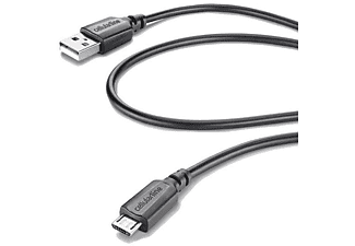 CELLULAR-LINE Datakabel Micro-USB Zwart