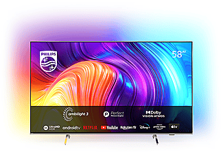 PHILIPS The One 58PUS8507/12 4K UHD Android Smart LED Ambilight televízió, 146 cm
