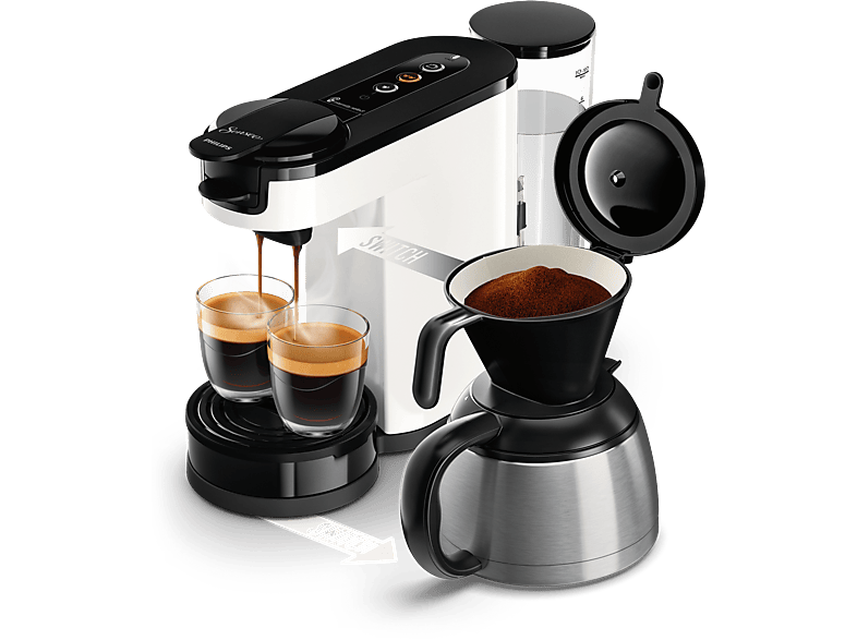 Philips Sch Hd6592/04 - Koffiepadmachine Pad- Of Capsulesysteem 1 L Wit