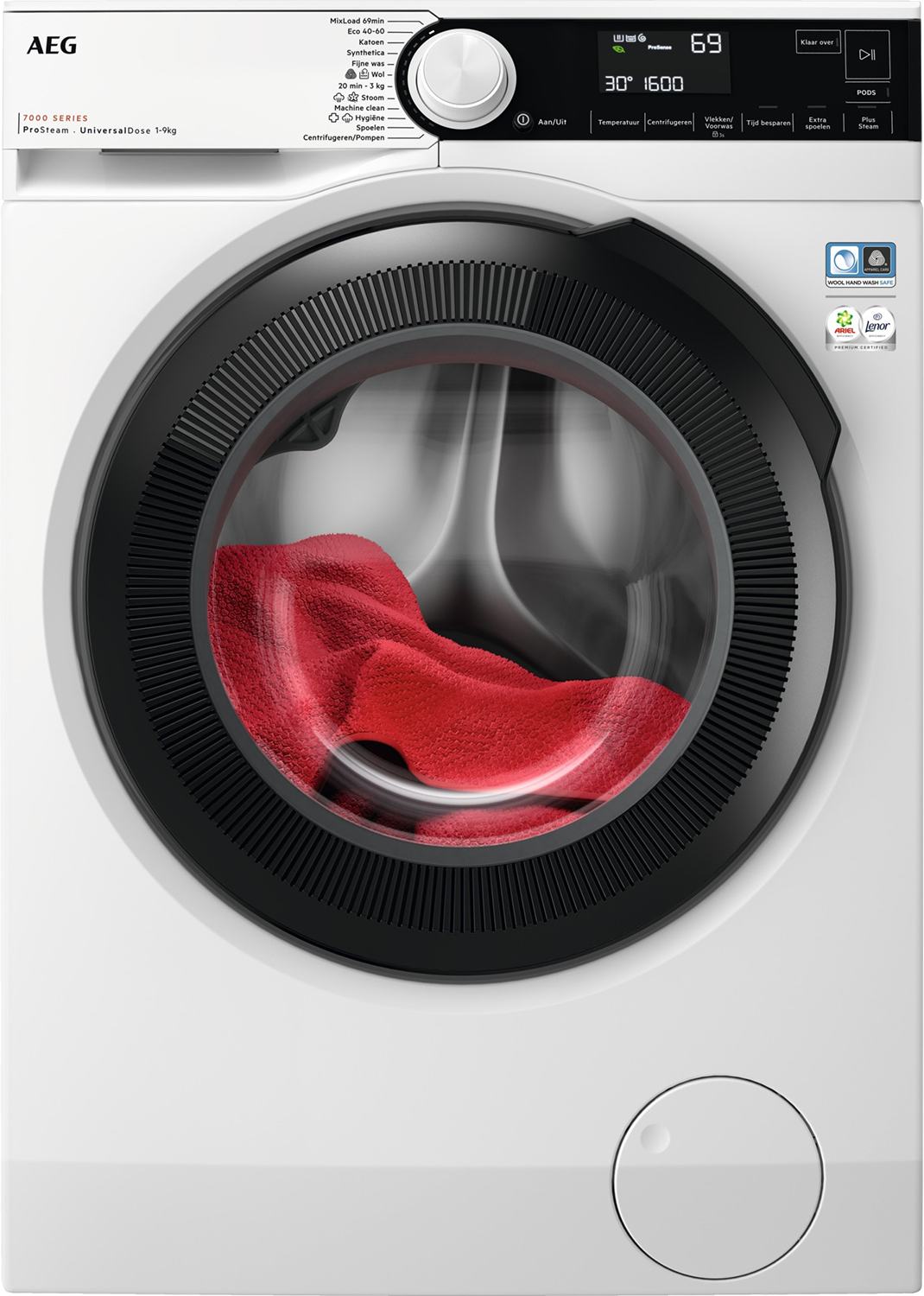 AEG LR7596UD4 7000-serie ProSteam UniversalDose Wasmachine