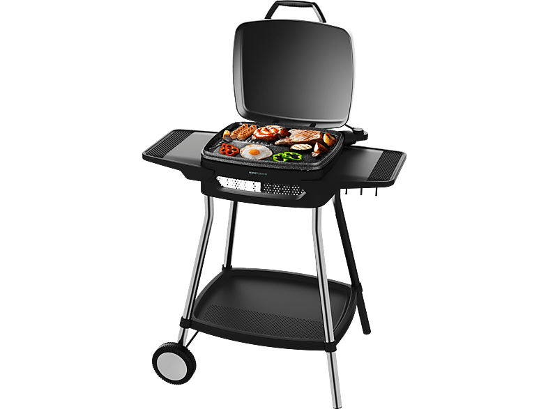 Barbacoa - Cecotec PerfectCountry 2000 EasyMove, Barbacoas eléctricas, W, Placa extraíble y apta para el lavavajillas