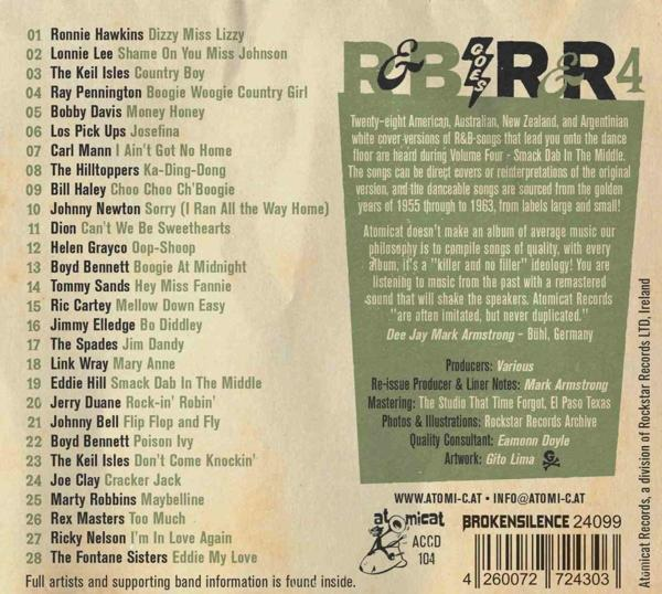 VARIOUS - Rhythm And Blues Goes Rock And Roll 4 - Smack Dab In T  - (CD)