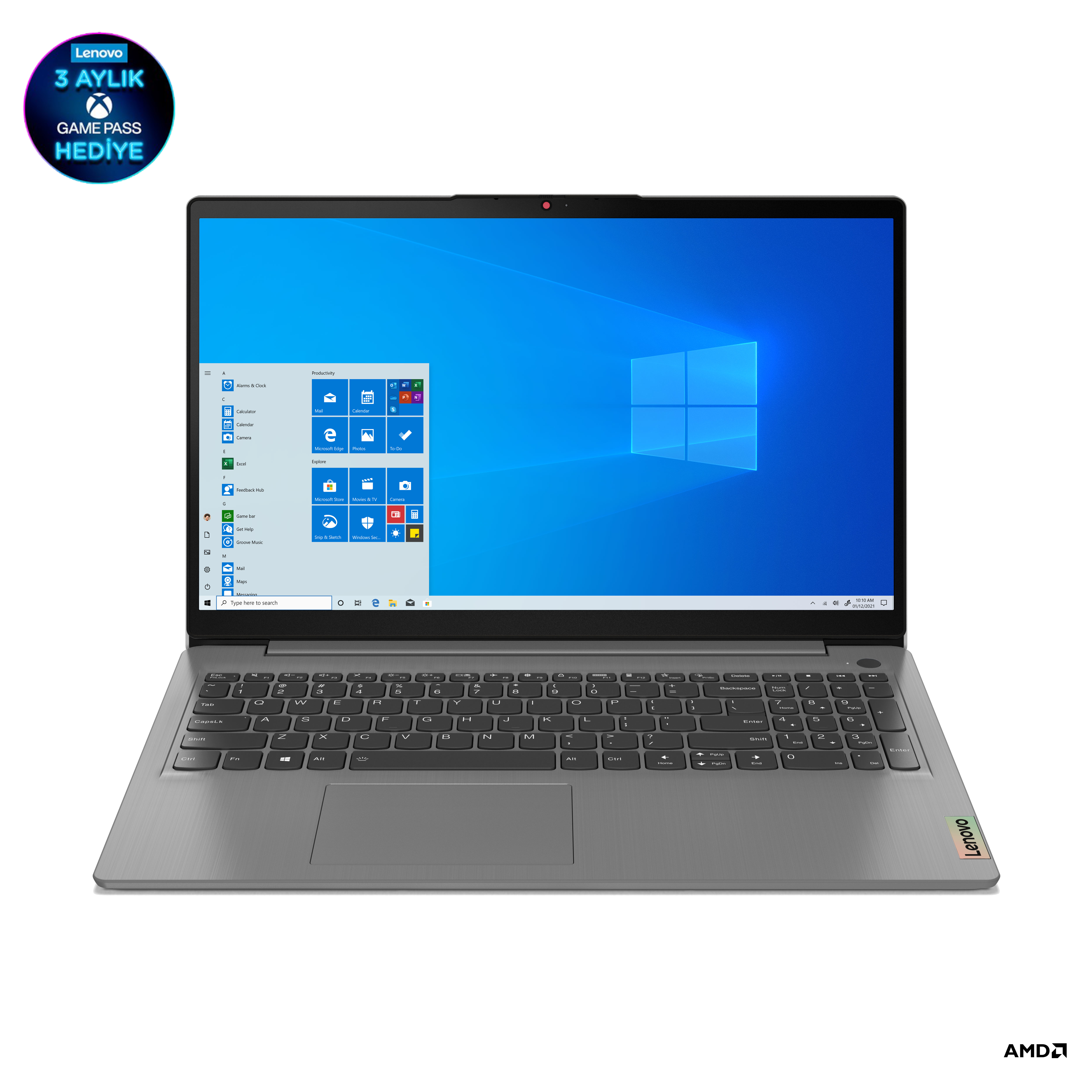 LENOVO Ideapad 3/ Ryzen 5 5500U/ 8GB Ram/ 512 GB SSD/ 15.6