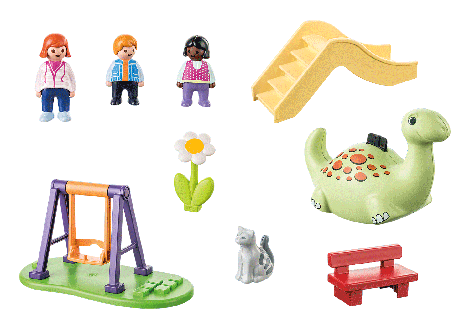 PLAYMOBIL 71157 Spielplatz Spielset, Mehrfarbig