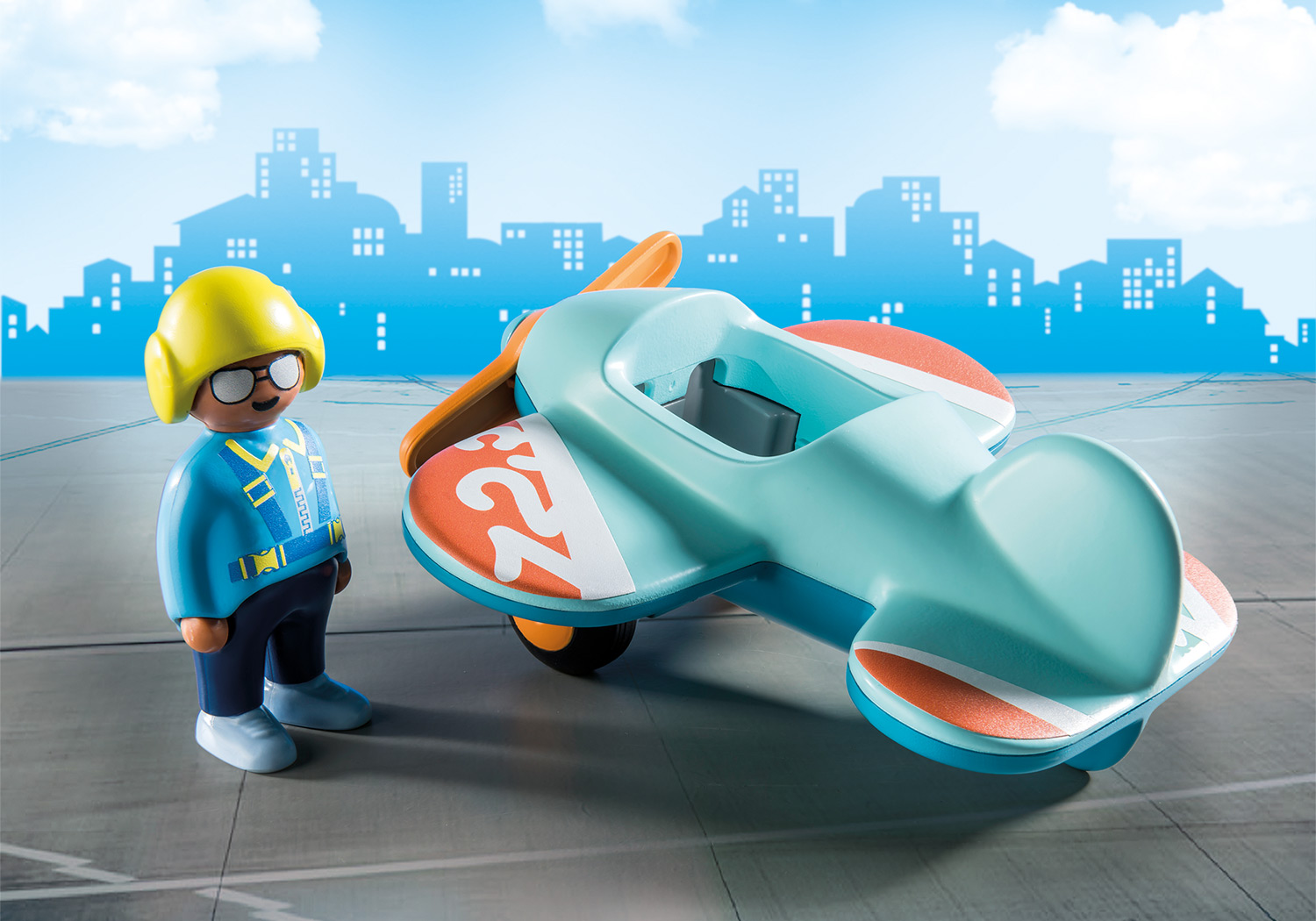 PLAYMOBIL 71559 Flugzeug Spielset, Mehrfarbig