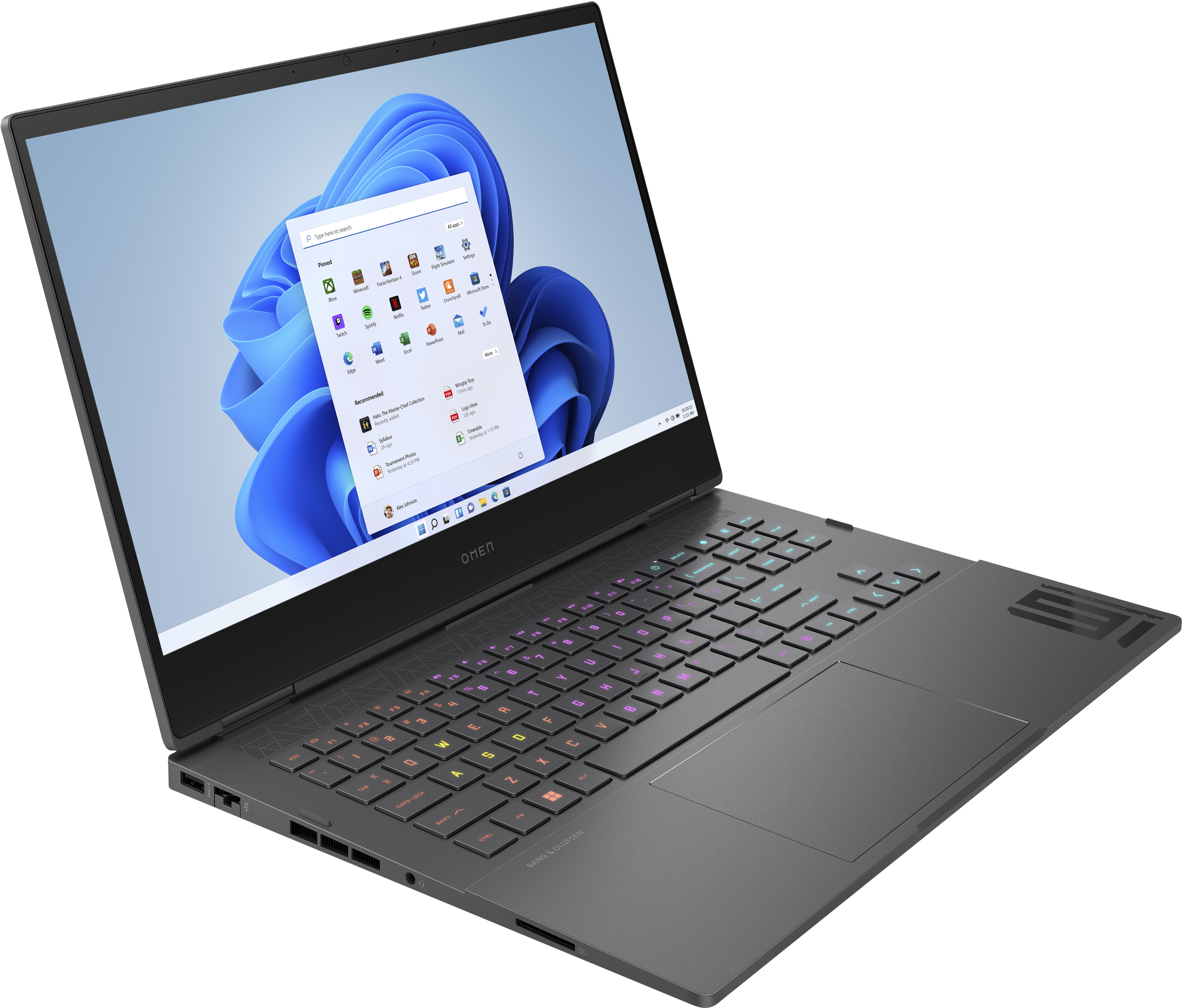 HP OMEN 16-N0076NG  - 16,1 Zoll - AMD Ryzen™ 7 6800H - 16 GB - 512 GB - NVIDIA Radeon™ RX 6650M - Windows 11 Home