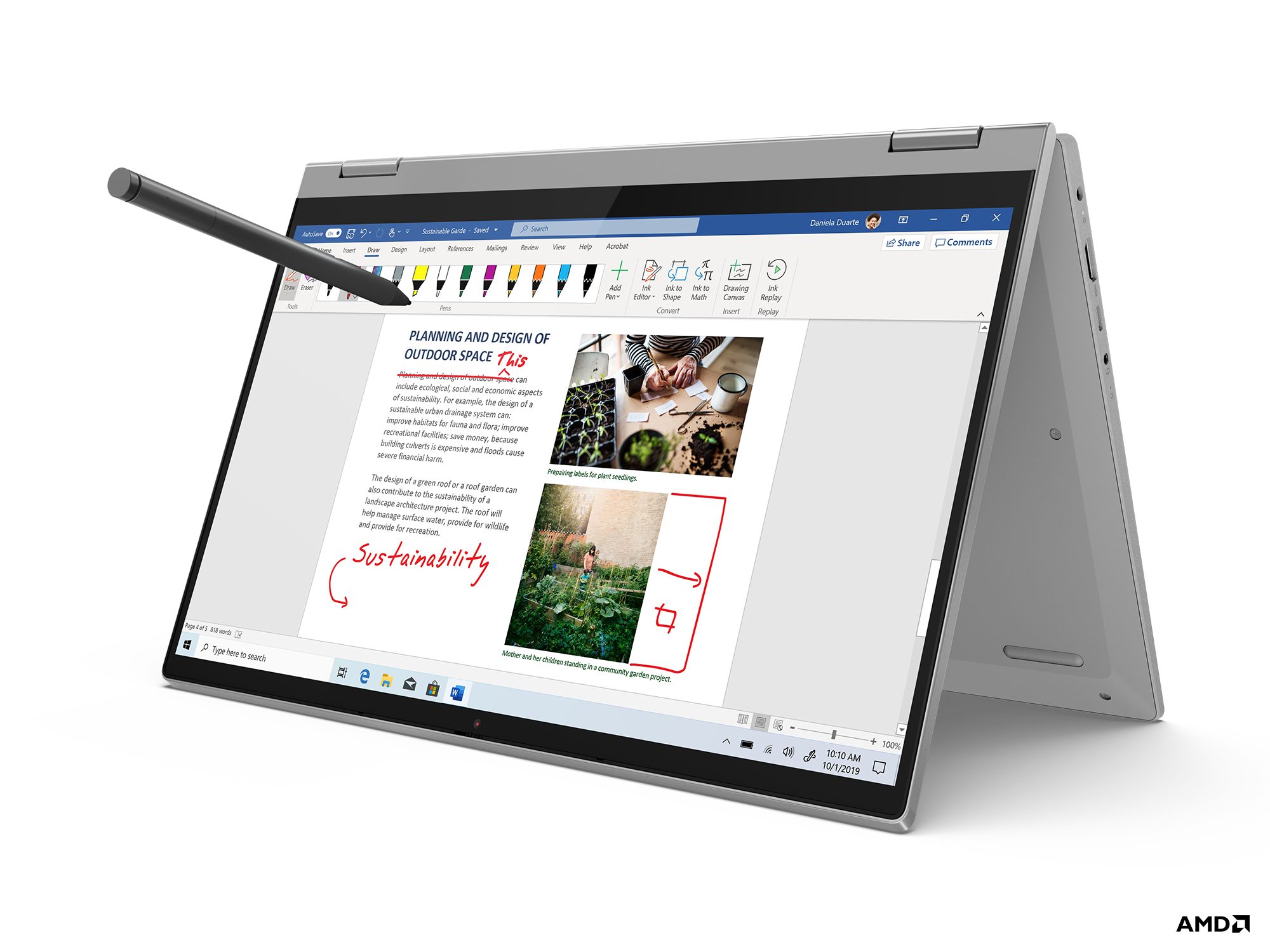 LENOVO Flex 5/ Ryzen 3 5300U/ 4GB Ram/ 256GB SSD/ 14" Full-HD/ Windows 11/ İkisi Birarada Laptop