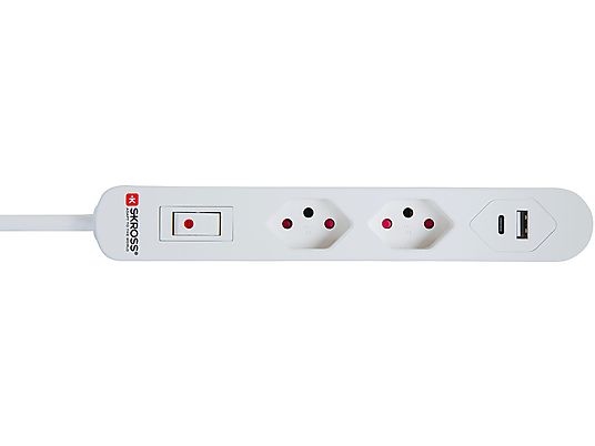 SKROSS Home Station USB-C - Presa multipla (Bianco)