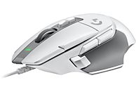 LOGITECH G502 X - Mouse per gaming, Connessione con cavo, Ottica con LED, 25600 dpi, Bianco