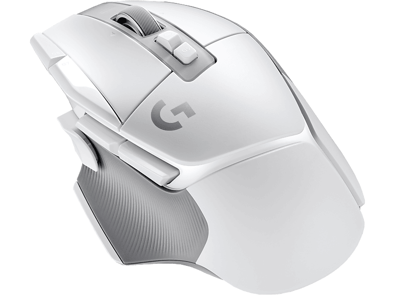 LOGITECH G502 X LIGHTSPEED - Gaming Maus, Kabellos, Optisch mit Leuchtdioden, 25600 dpi, Weiss