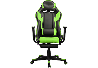 IRIS GCH204 Gaming szék, fekete-zöld (GCH204BE_FT)