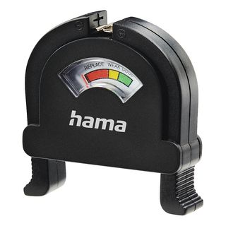HAMA Puissance - Testeur d'accumulateur/batterie (Noir)