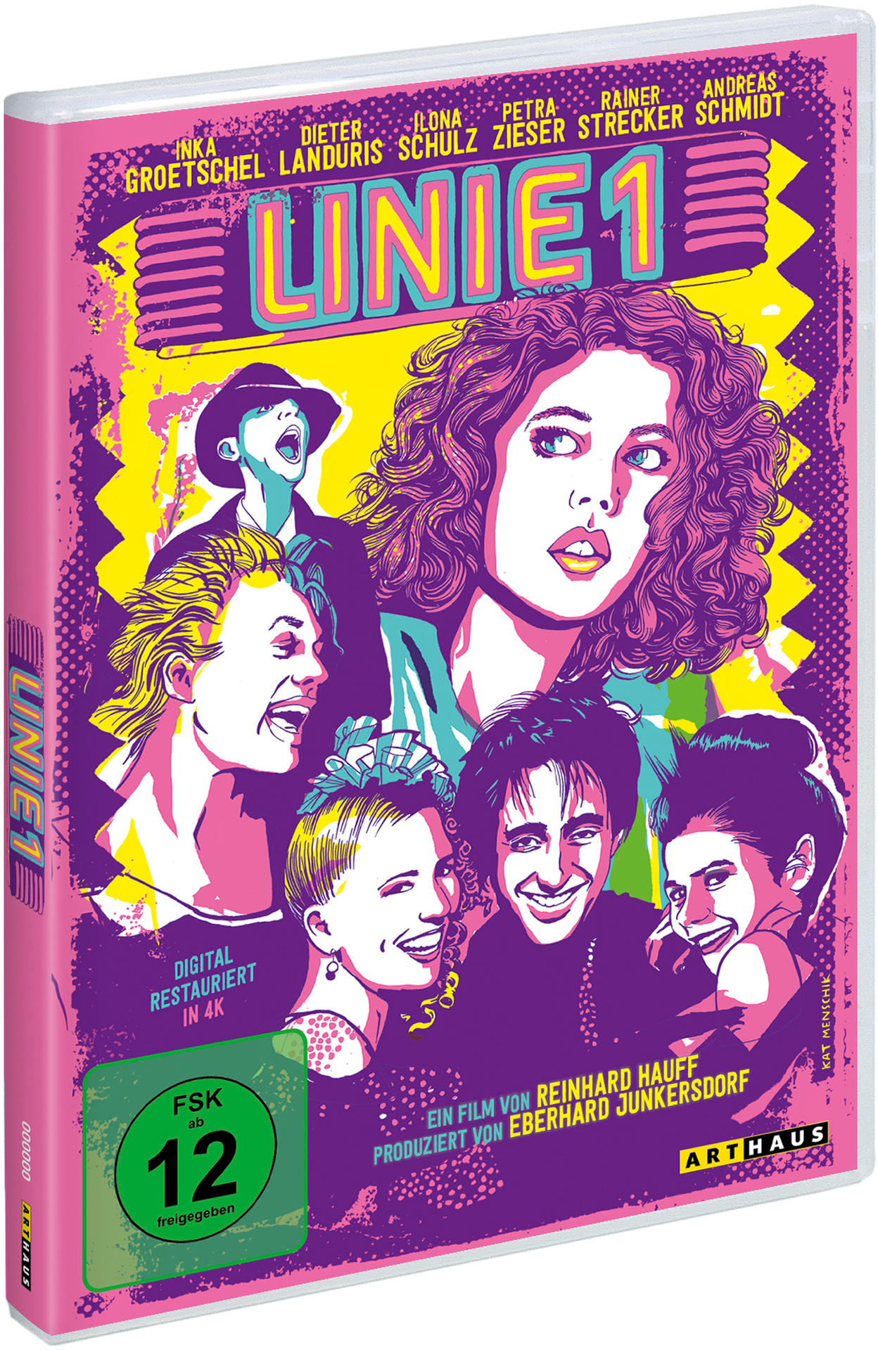 DVD-Cover von 'Linie 1' mit mehreren Gesichtern.