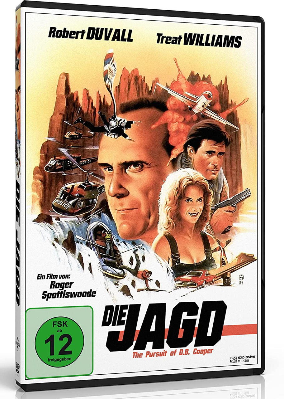 DVD-Hülle mit Filmplakat: Schauspieler, Berge und ein Flugzeug.