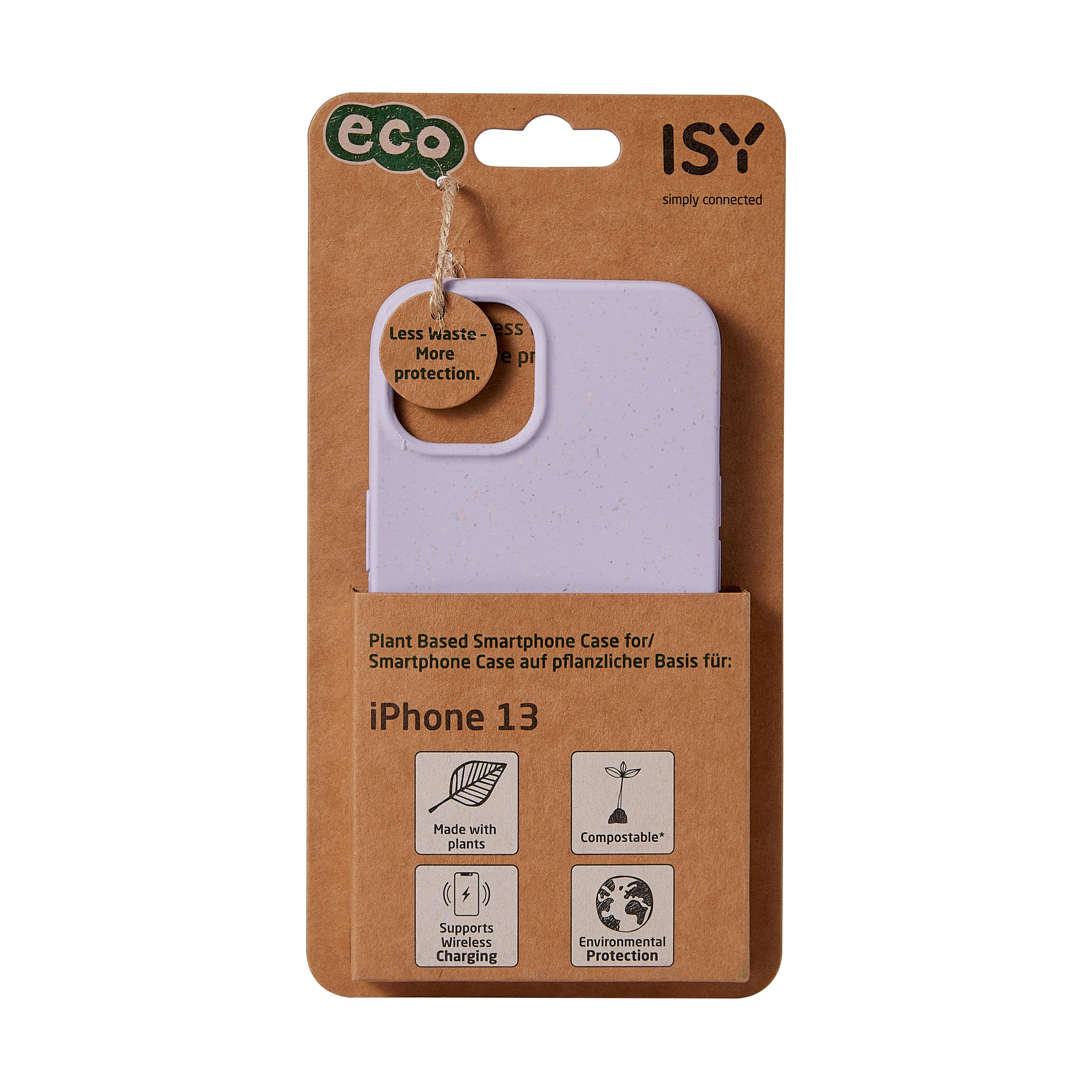 iPhone ISC-6009, Apple, 13, ISY Violett BioCase, Backcover,