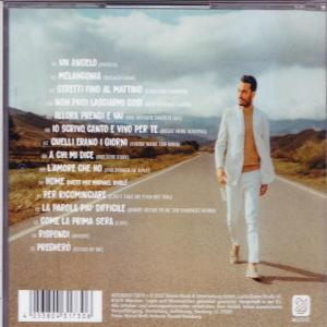 Rückseite der CD mit Titelliste und Bild des Sängers, der auf einer Straße geht. Liste der Songs und Albumtitel.