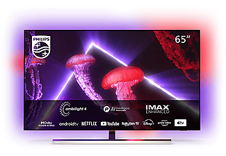 PHILIPS 65OLED807/12 4K UHD Android Smart OLED Ambilight televízió, 164 cm