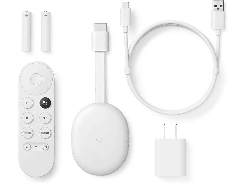GOOGLE Chromecast 4K met Google TV Wit kopen? | MediaMarkt