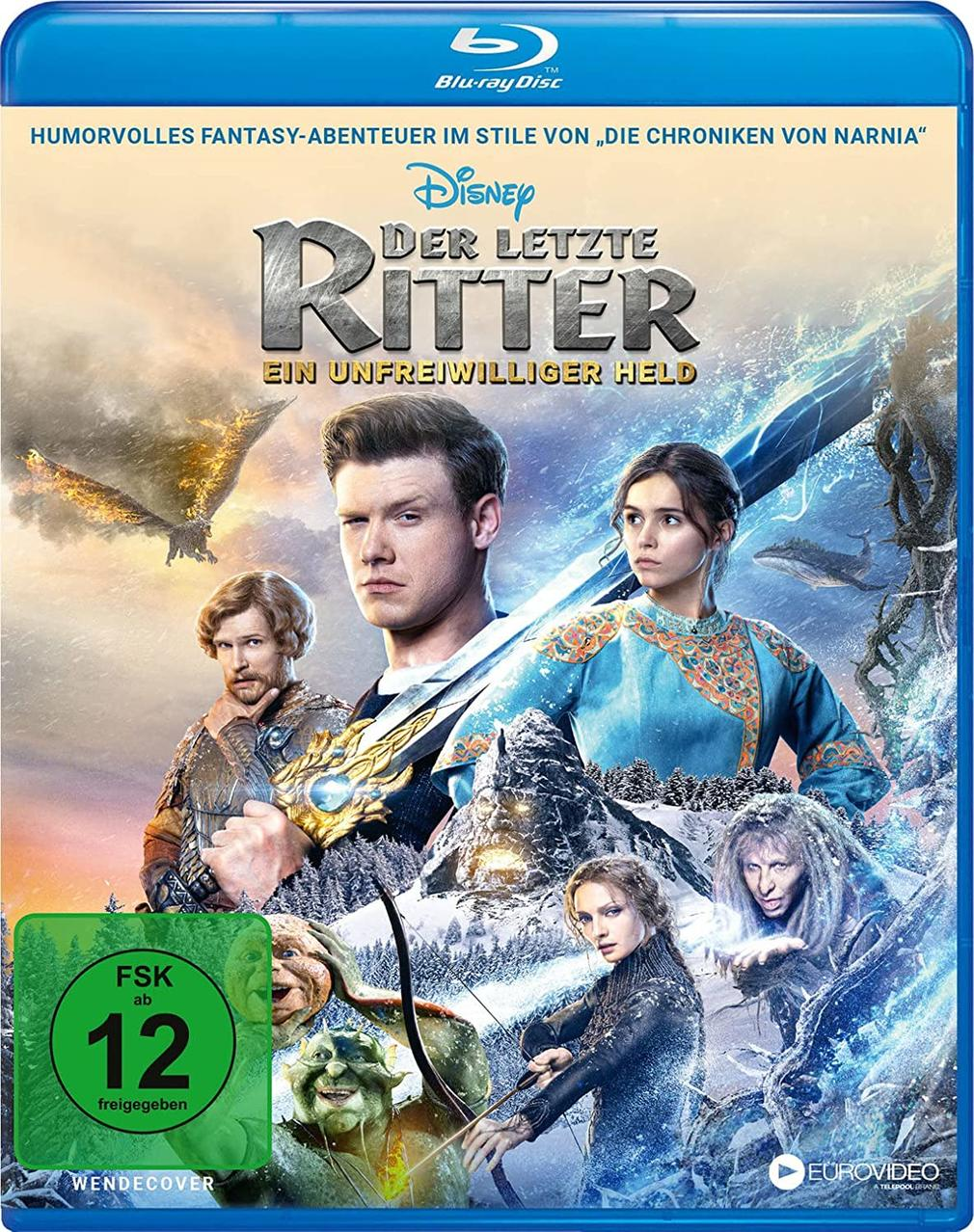 DVD-Cover 'Der Letzte Ritter' mit Schauspielern in einer Fantasy-Landschaft.