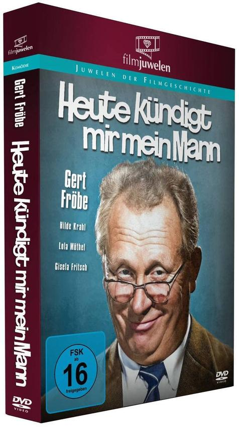 DVD-Box eines deutschen Comedy-Films. Mit Gert Fröbe. Text auf Deutsch.